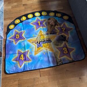 Disney White and Black  Dance Mat / Hannah Montana